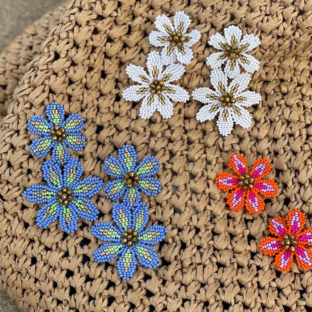 Flor Earrings [Neon Multicolor]