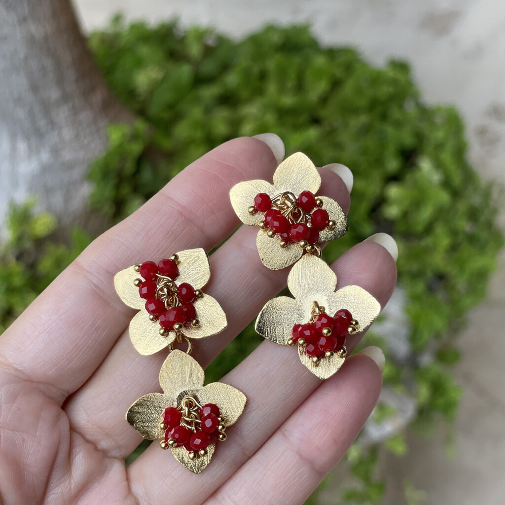 Lucky Earrings [Red]