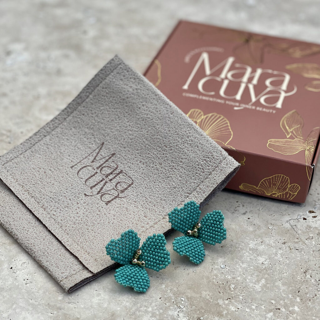Mini Tulip Earrings [Turquoise]
