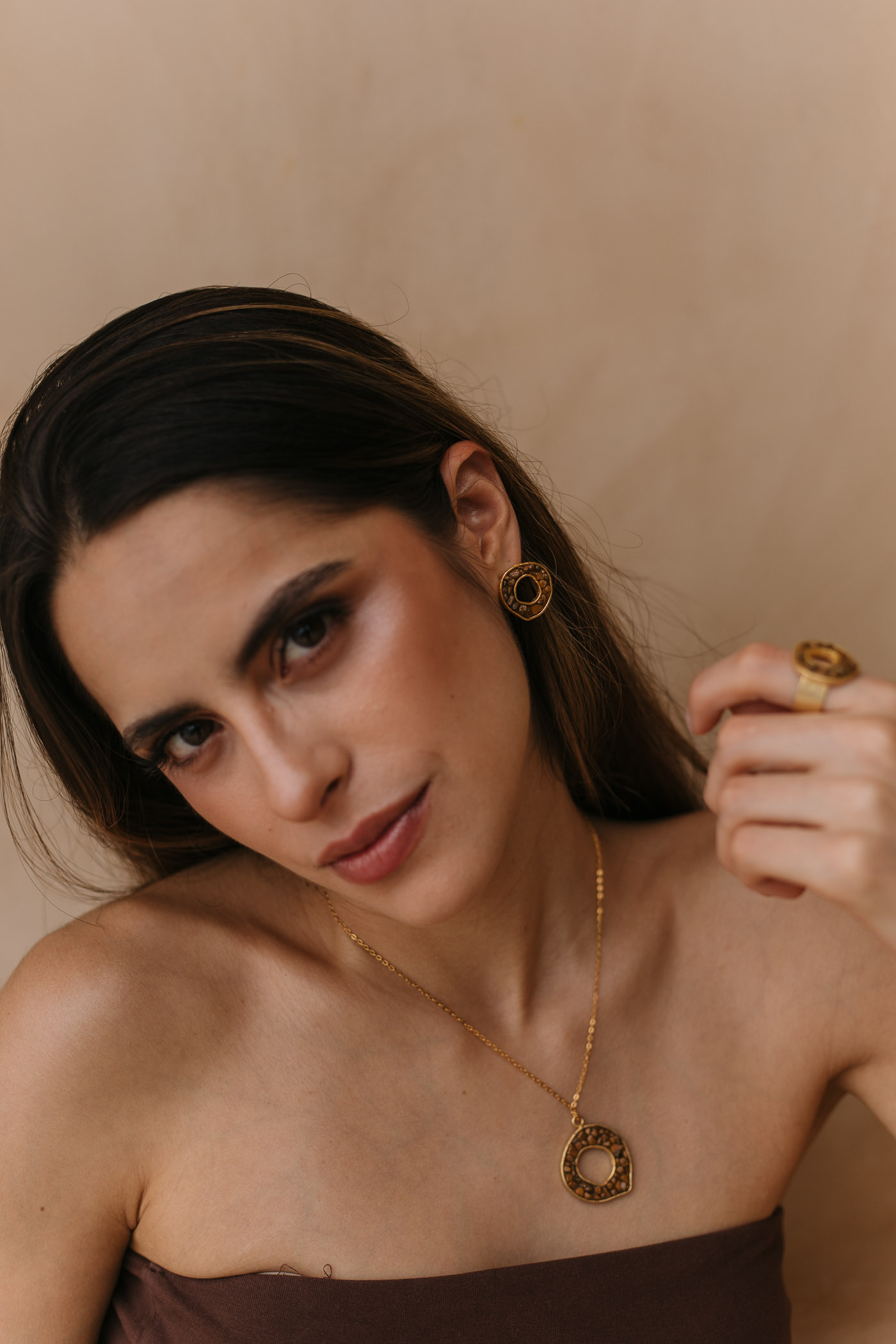 Caliza Earrings [Jaspe]