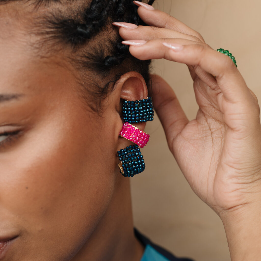 Isa Ear Cuff [Pink]