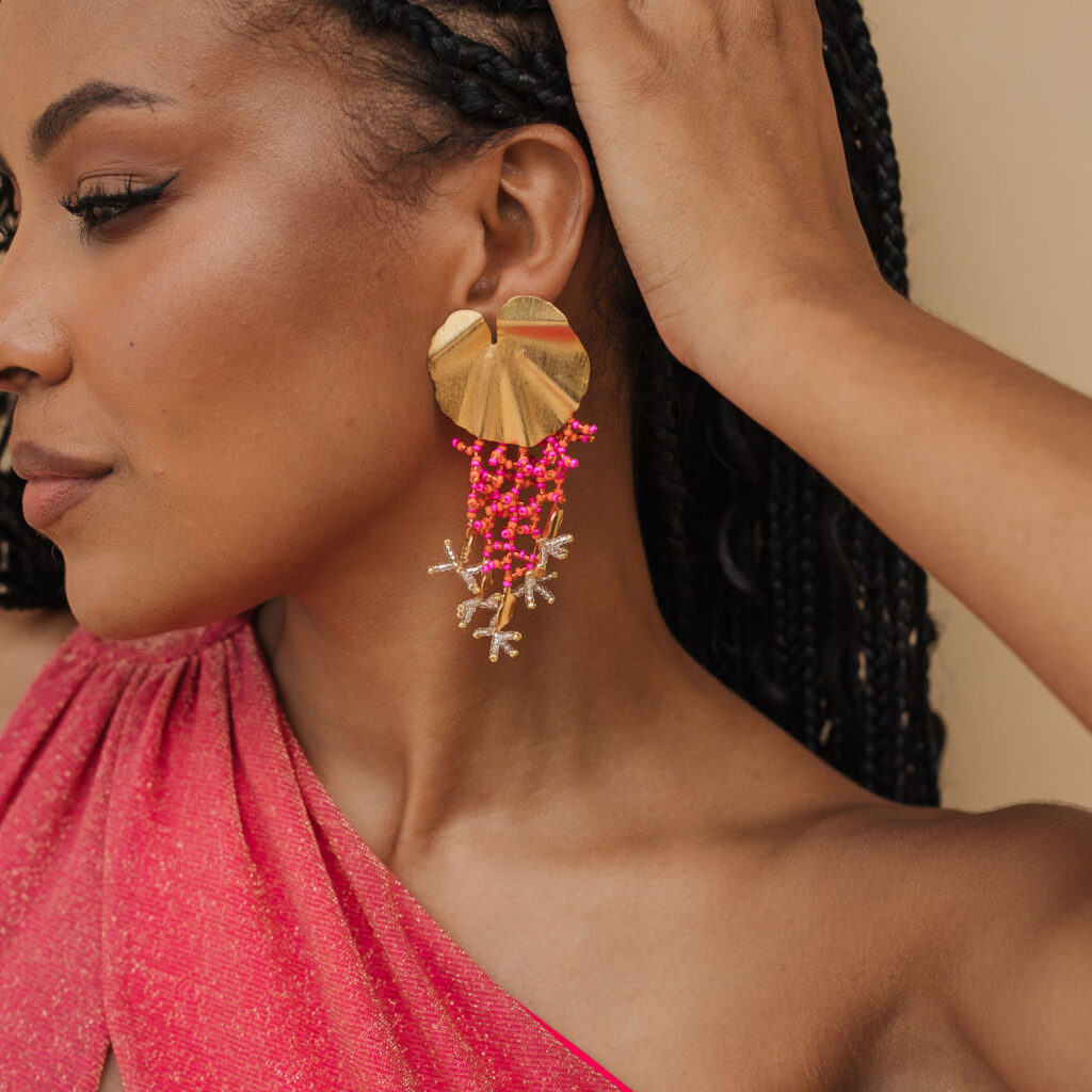 Olivia Earrings [Pink]