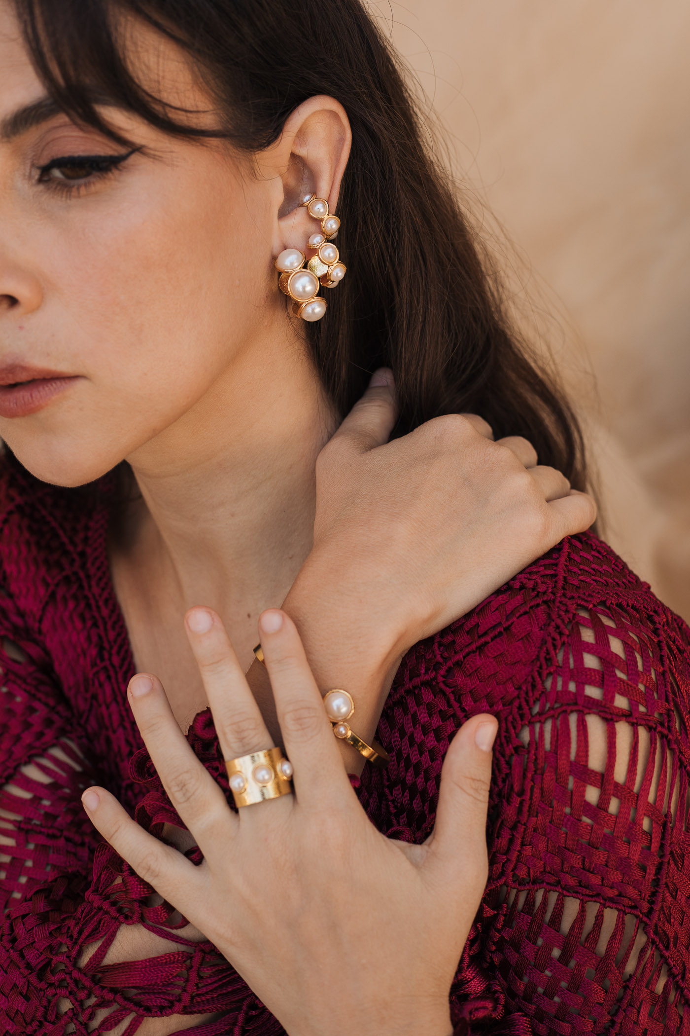 Pearly Ear Cuff - Imagen 7