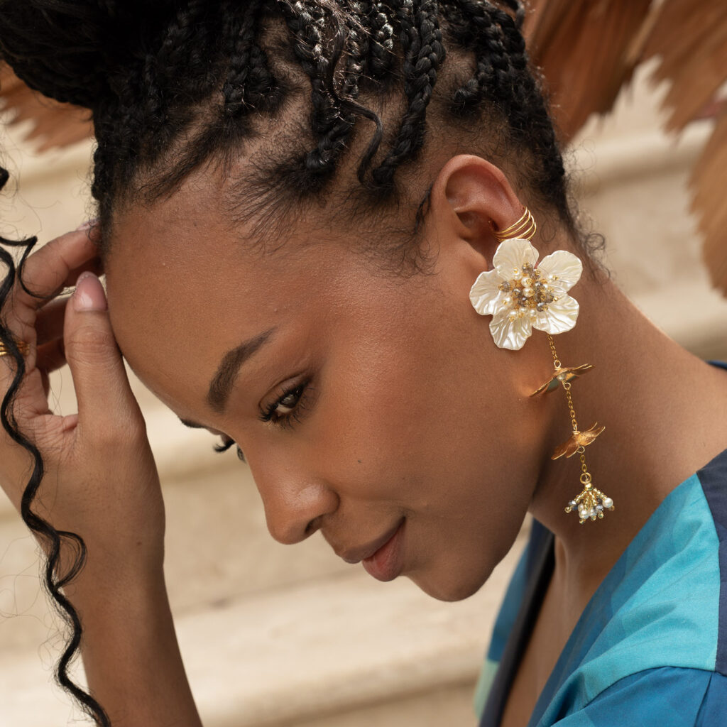 Petal Earrings 2en1