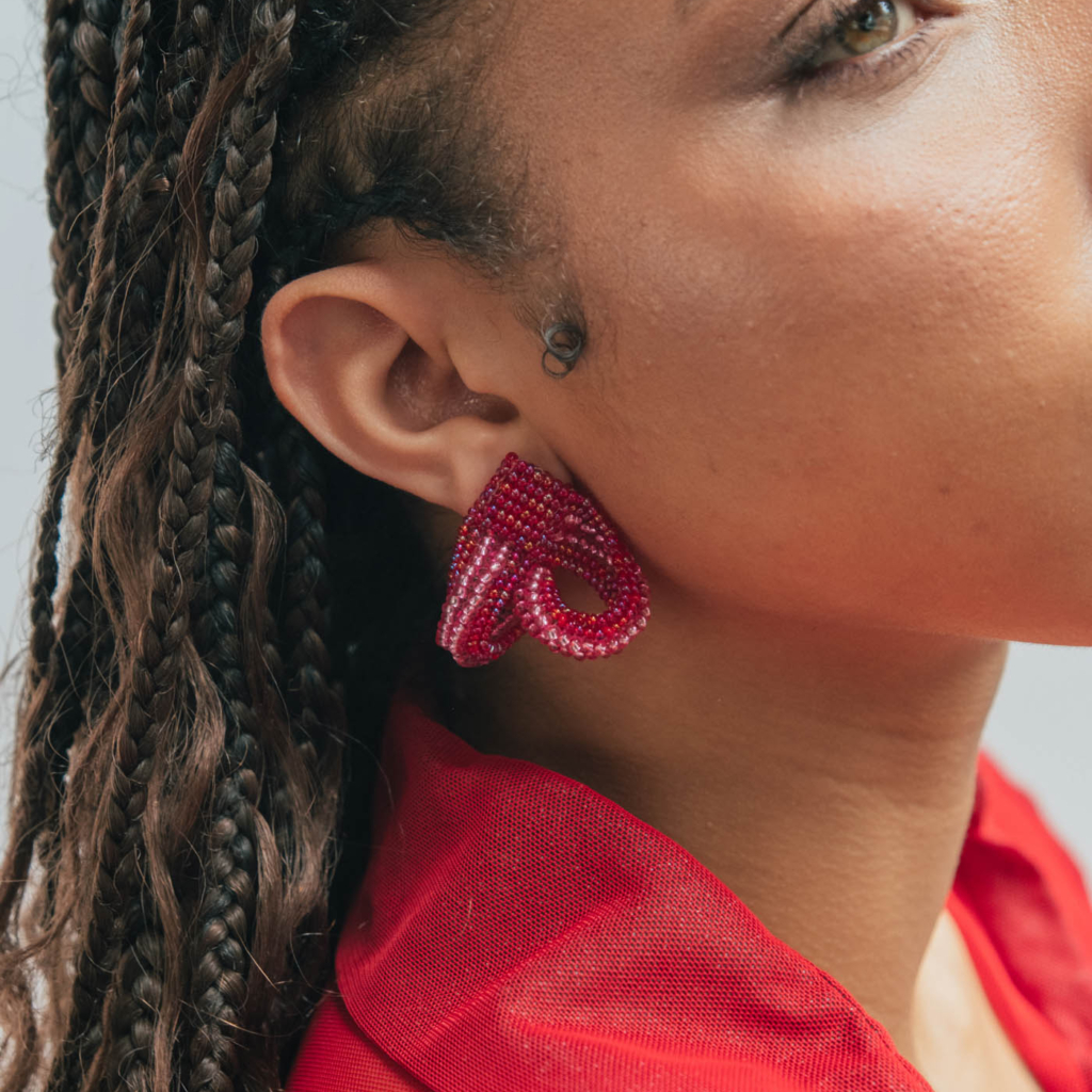 Malva Earrings [Pink]