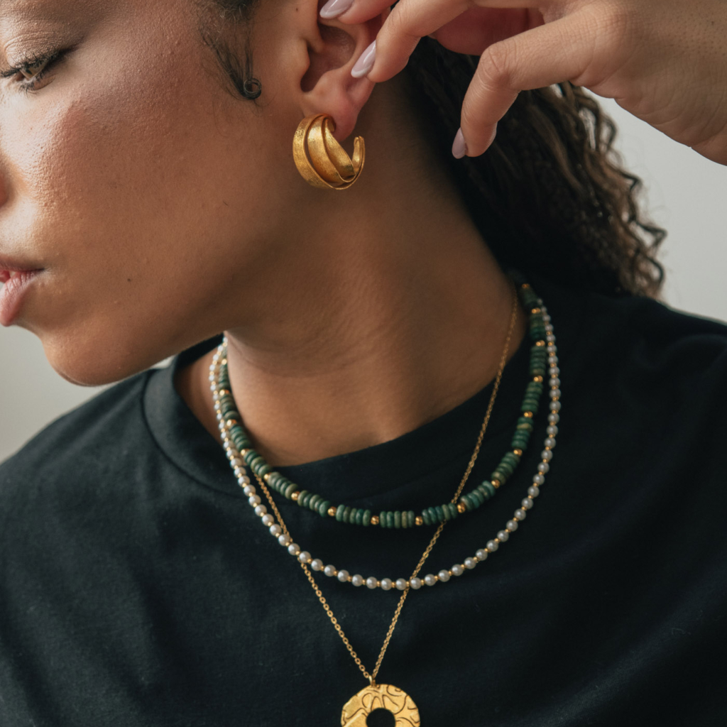Elara Hoop Earrings [Medium]