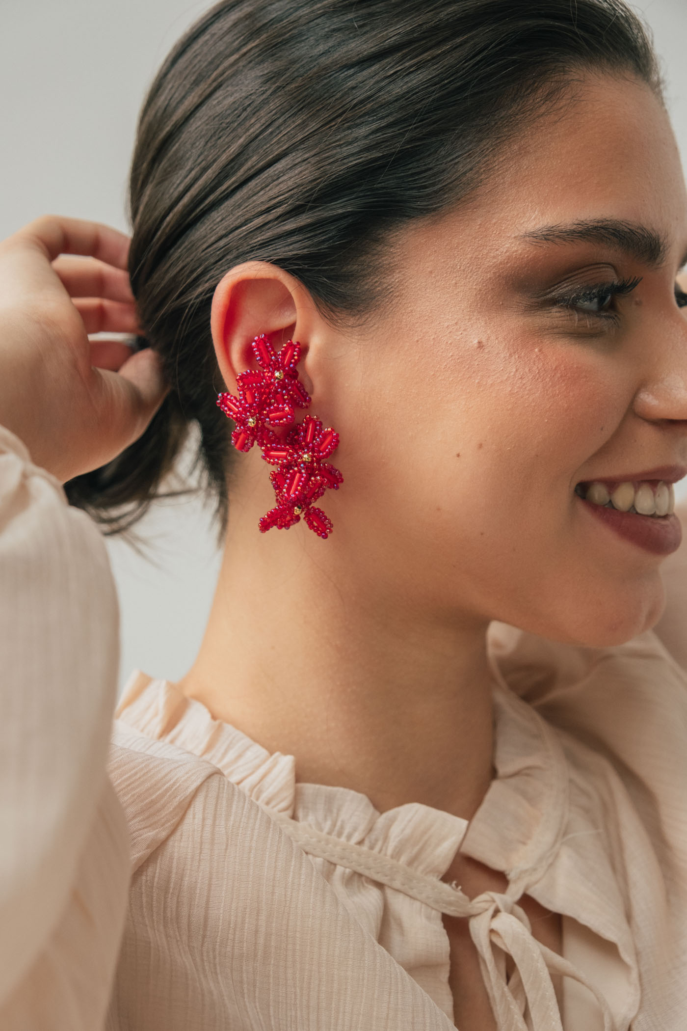 Silvestre Ear Cuff [Red]