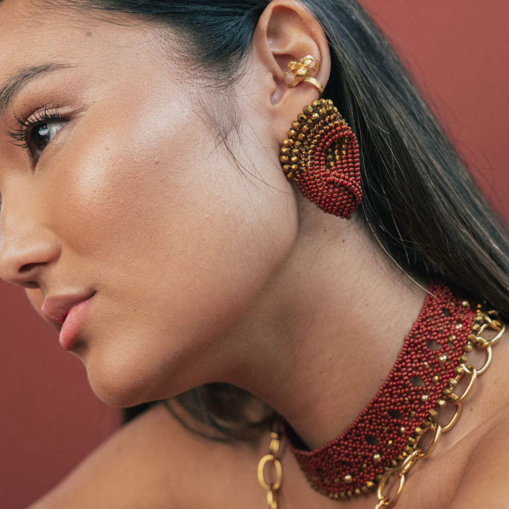 Moma Earrings [Brown]
