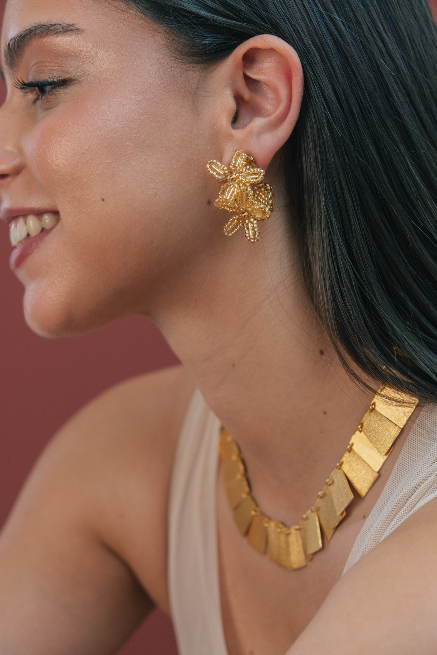 Silvestre Hoop Earrings [Gold]
